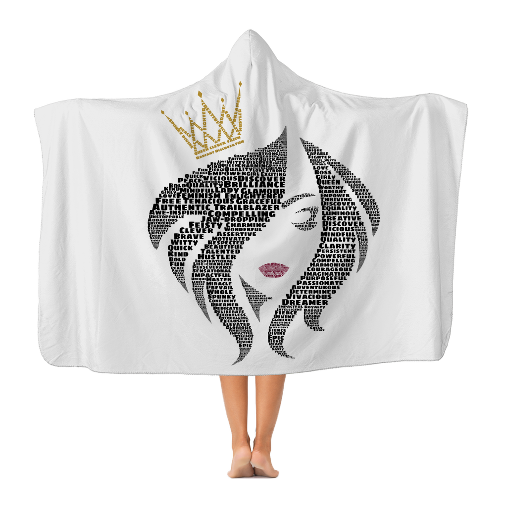 You Are the Queen - Plush Hooded Blanket
