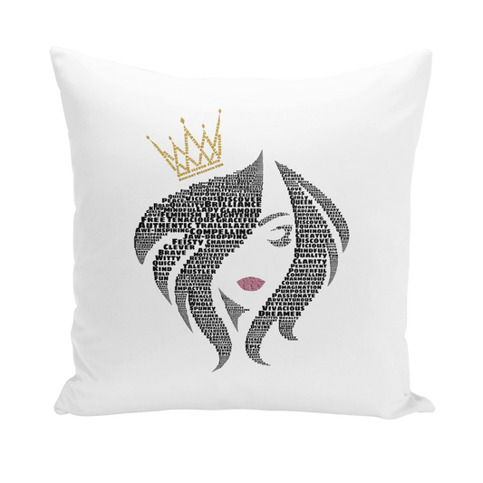You Are the Queen - Canvas Cushion Cover