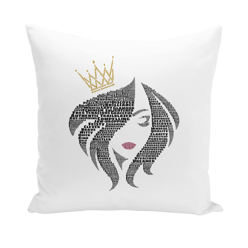 You Are the Queen - Canvas Cushion Cover