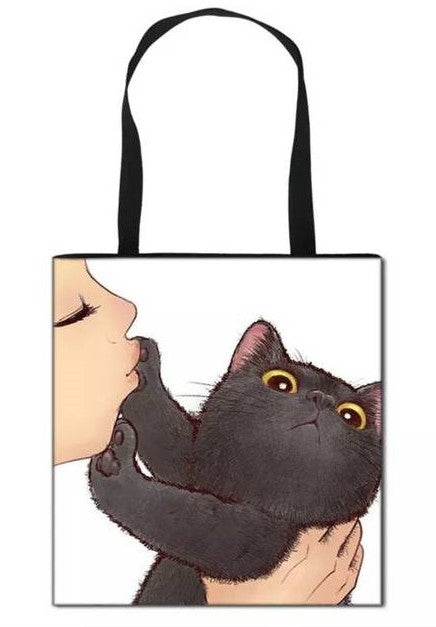 Cat Says No To Kisses Tote