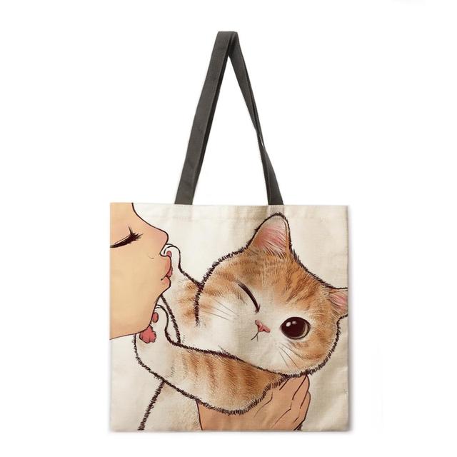 Cat Says No To Kisses Tote