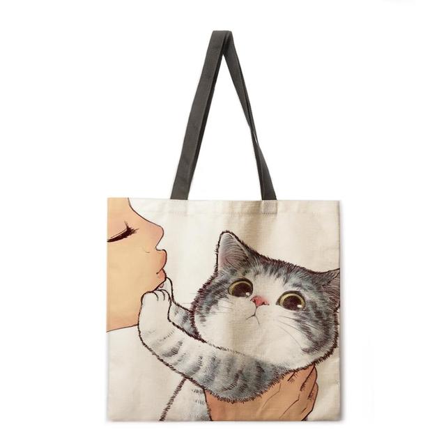Cat Says No To Kisses Tote
