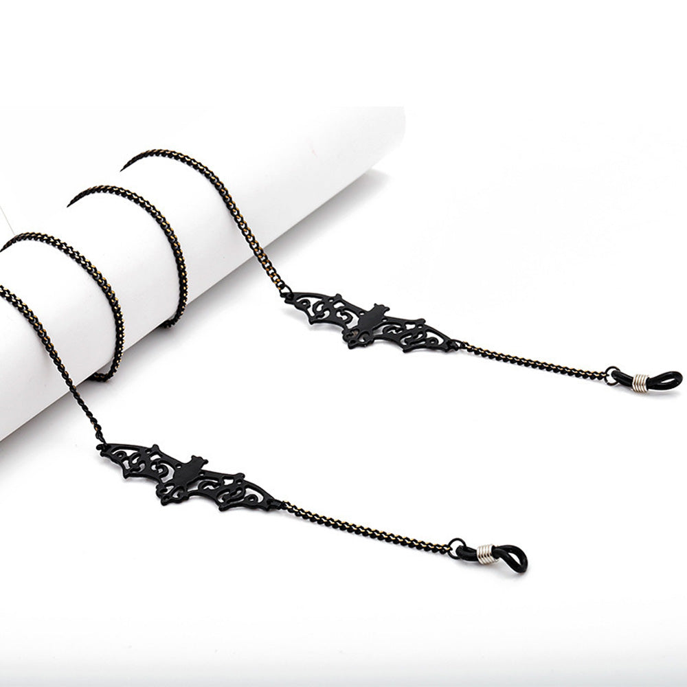 Vintage Metal Bat Reading Glasses Chain