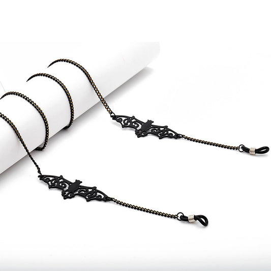 Vintage Metal Bat Reading Glasses Chain