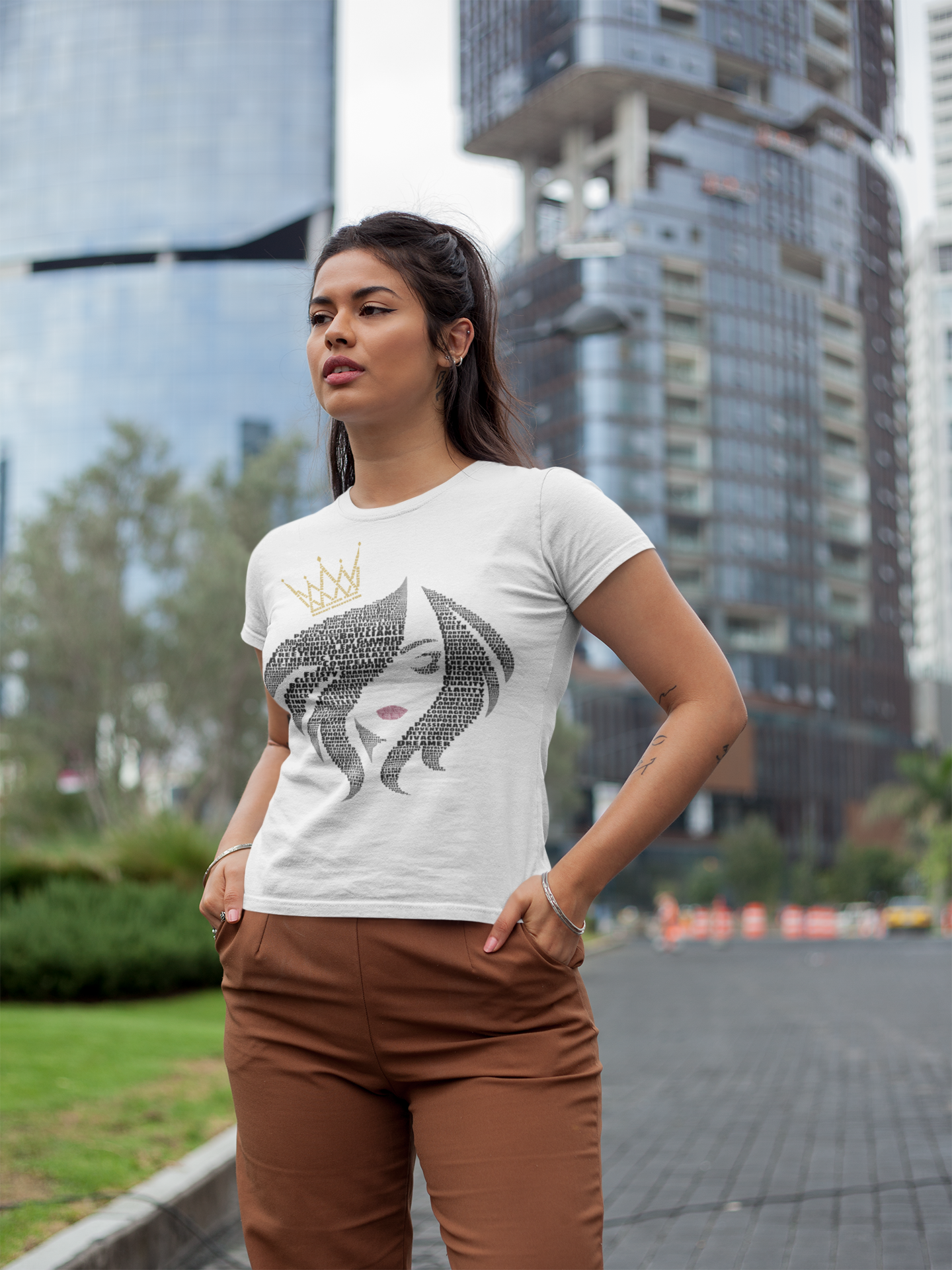 You Are the Queen Fitted T-Shirt